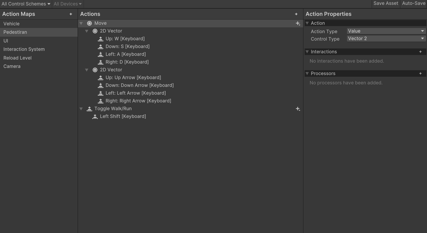 Action editor