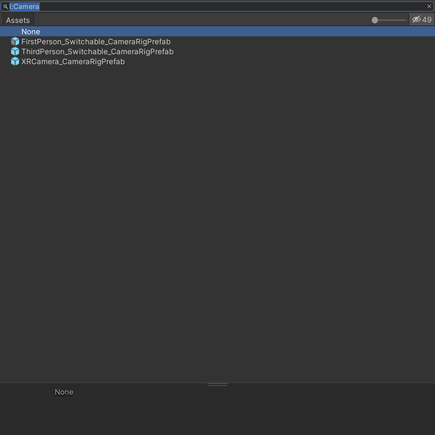 Camera Rig Object Picker Image