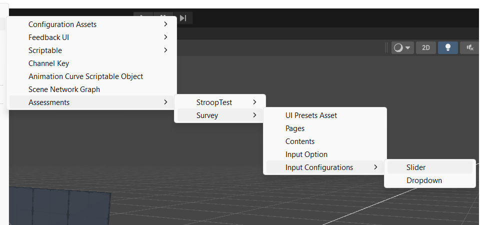 Image/gif of Slider config create menu