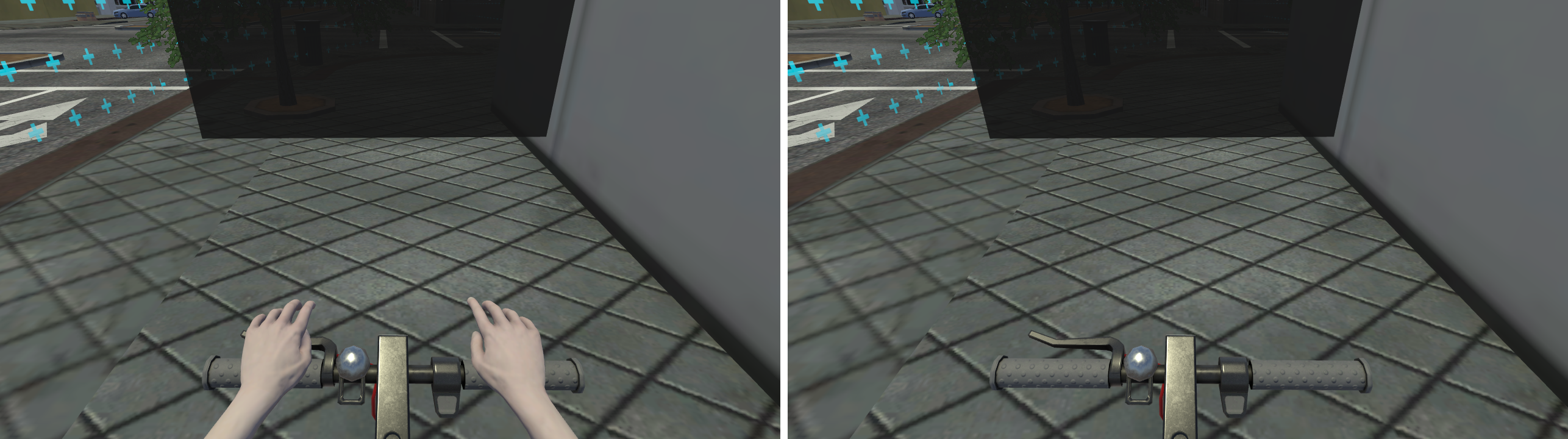 Example of culling mask w & w/o specific layer