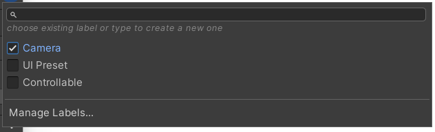 Camera label added