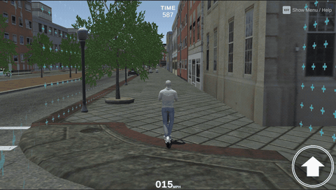 GIFs of Navigation Waypoint and Progression Checkpoints in action