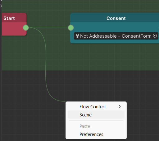 Image of Create Node Menu from pin drag
