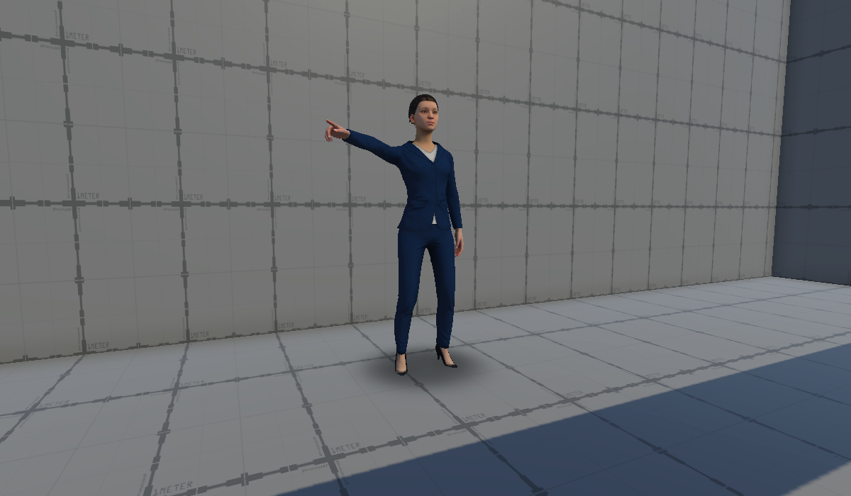 image of only pointing active