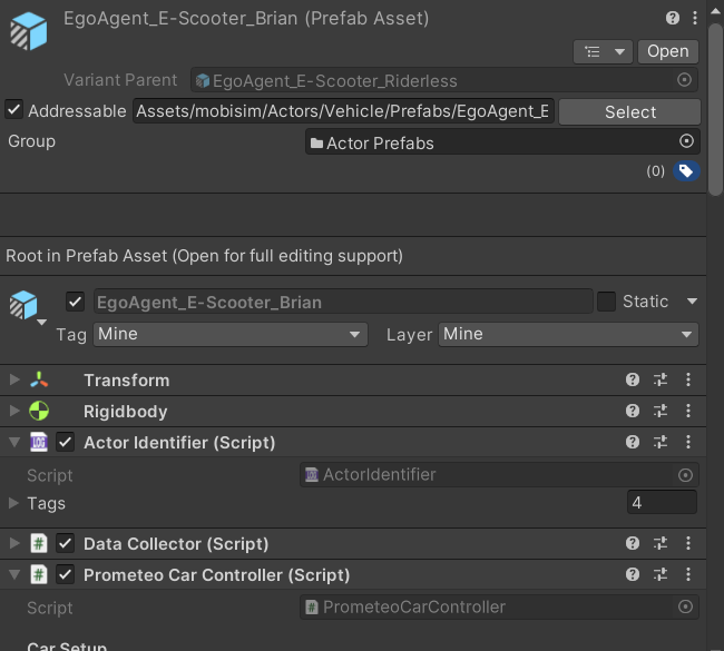 Label icon in Inspector