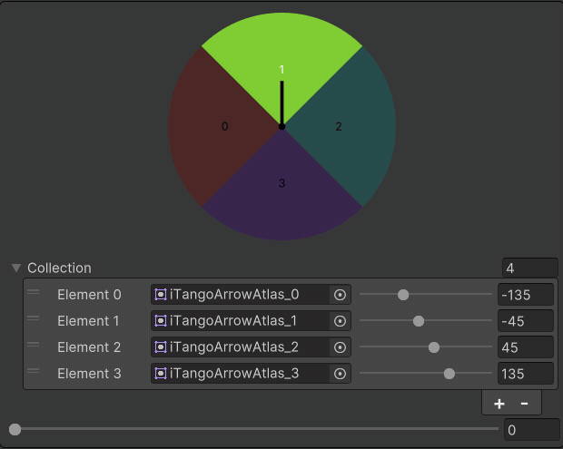 GIF of moving radial slider