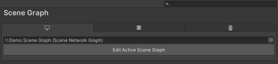 Image of Scene graph project setting