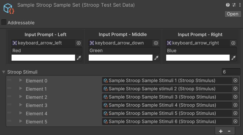 Stroop Test Set Data's Inspector