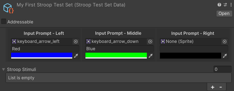 Image of Input Prompt - Middle in Inspector