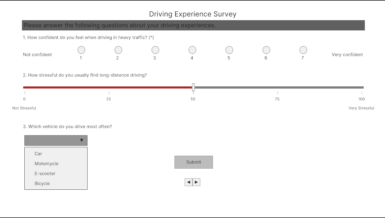 Dropdown rendered from config