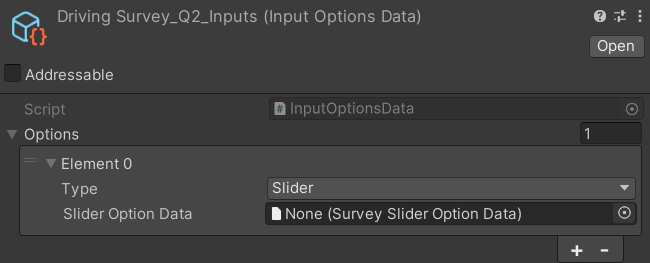 Image of configured DrivingSurvey_Q2_Inputs