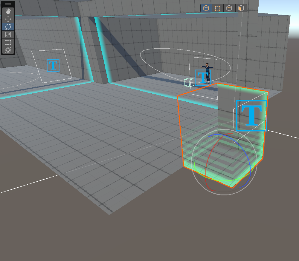 Image of Rotate Tool selected