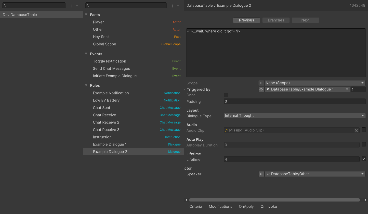 The full Typewriter Editor window, with the left sidebar and right inspector panel both visible
