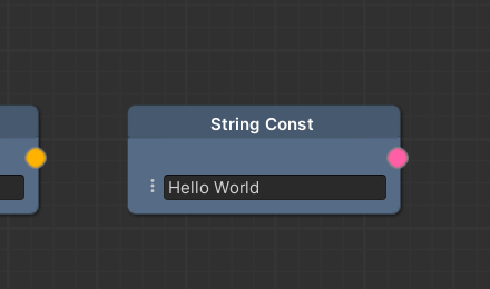 String